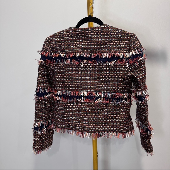 NWT Tory burch Tweed jacket Size 0 - Picture 2 of 4